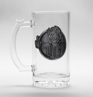Fallout Vault Boy Stein Glass