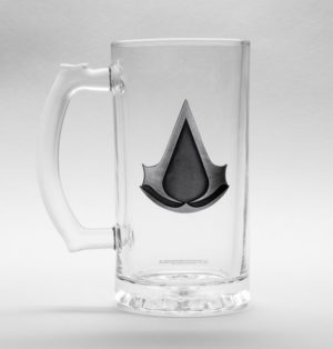Assassin's Creed Logo Stein Glass