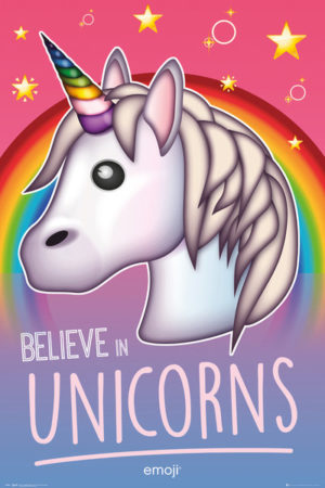 Emoji Unicorns Poster