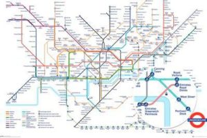 London Underground Map Poster