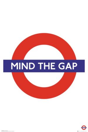 London Underground Mind the Gap Poster