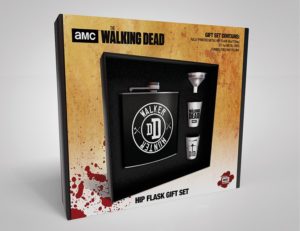 The Walking Dead Walker Hunter Hip Flask Set