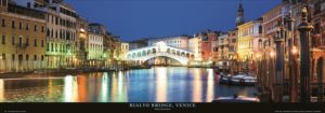Venice Rialto Bridge by John Lawrence Photographic Print