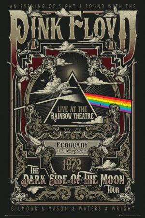 Pink Floyd Rainbow Theatre Tour Poster