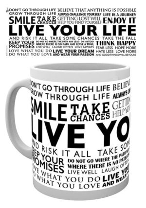 Live Your Life Quotes Mug