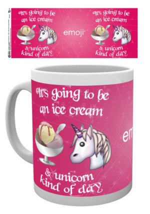 Emoji Its Going To Be An Ice-cream and Unicorn Kind Of Day Mug