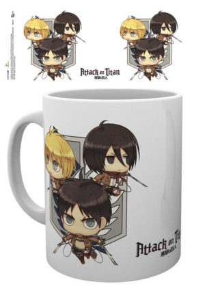 Attack on Titan S2 Chibi Trio Mug