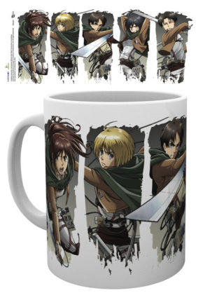 Attack on Titan S2 Character Montage Mug