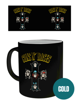 Guns n Roses Cross HEAT CHANGING Mug - Image 2