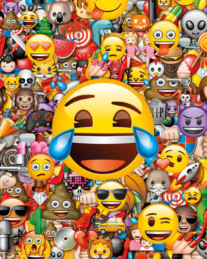 Emoji Collage Mini Poster