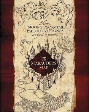 Harry Potter The Marauder's Map Mini Poster