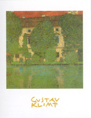 Gustav Klimt - Castle Kammer at Attersee Art Print