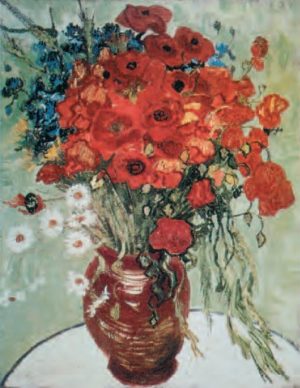 Vincent Van Gogh - Vase with Daisies and Poppies