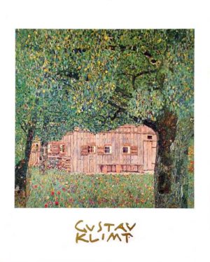 Gustav Klimt - Farm House In The Northern Austria Art Print