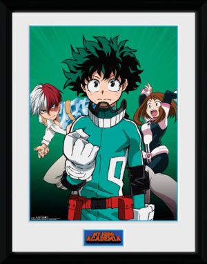 My Hero Academia Trio of Heroes Framed Collector Print