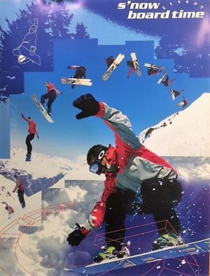 Snowboard Time Poster