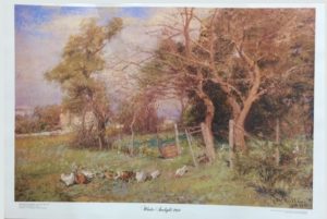 Frederick McCubbin - Winter Sunlight 1908 Art Print