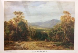 Louis Buvelot - On the Woods Point Road 1872 Art Print (Actual Size 49.3x71.7cm)
