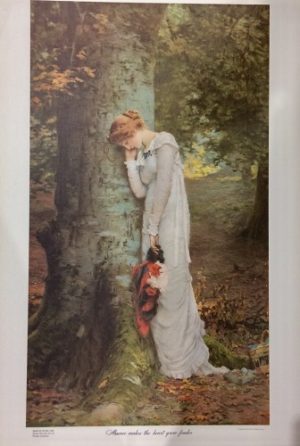 Marcus Stone - Absence Makes the Heart Grow Fonder Art Print (Actual Size 48.5x71.6cm)