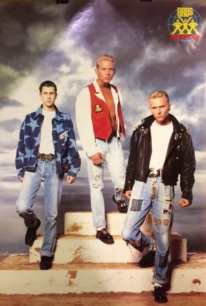 Bros Global Push Poster (Published 1988, some wear)