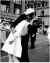 Alfred Eisenstaedt - Kissing The War Goodbye Mini Poster