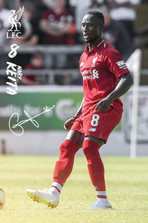 Liverpool Keita 2018/2019 WINNERS UEFA CHAMPIONS LEAGUE CUP Poster