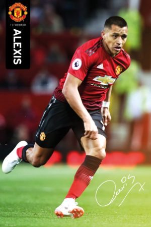 Manchester United Sanchez 2018/2019 Poster