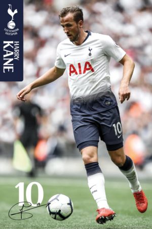 Tottenham Hotspurs Kane 2018/2019 Poster