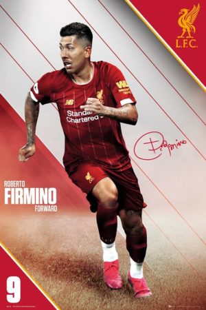 Liverpool Firmino 2019/2020 WINNERS PREMIERSHIP Poster
