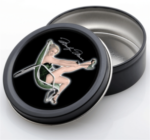 Marilyn Monroe Chair Round Stash Tin - Image 2
