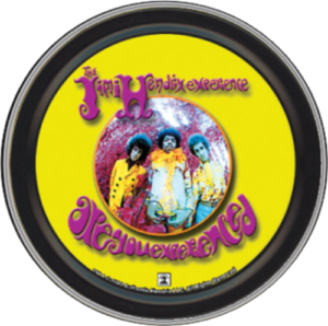 Jimi Hendrix Experience Round Stash Tin