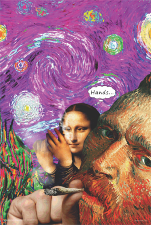 Starry Night High Poster