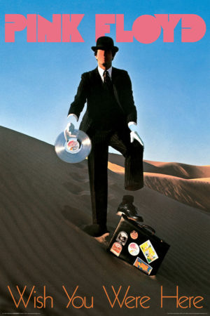Pink Floyd Wish Your Were Here Record Man Album Cover Poster