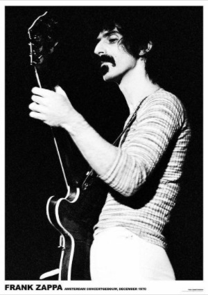 Frank Zappa Amsterdam 1970 A1 Poster