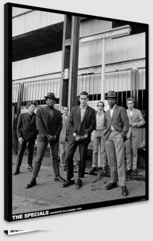 The Specials Coventry 1979 A1 Poster - Poster 59.5x84cm Blockmounted
