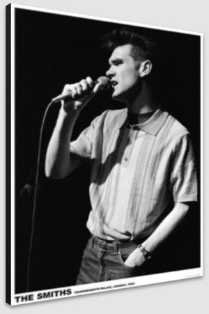 The Smiths Morrissey London 1984 A1 Poster - Poster 59.5x84cm Blockmounted