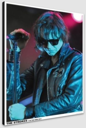 The Strokes Julian Casablancas T in the Park 2011 A1 Poster - Poster 59.5x84cm Blockmounted