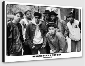 Beastie Boys and Run DMC Amsterdam 22nd May 1987 A1 Poster - Poster 59.5x84cm Blockmounted