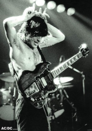 AC/DC Angus Young1979 A1 Poster