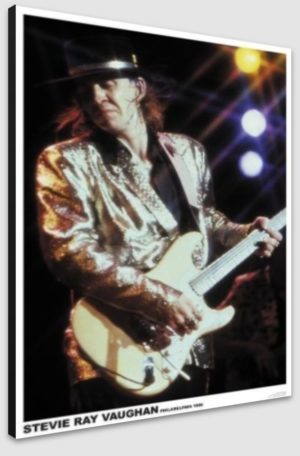 Stevie Ray Vaughan Philadelphia 1986 A1 Poster - Poster 59.5x84cm Blockmounted