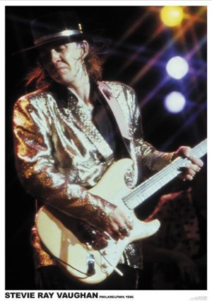 Stevie Ray Vaughan Philadelphia 1986 A1 Poster