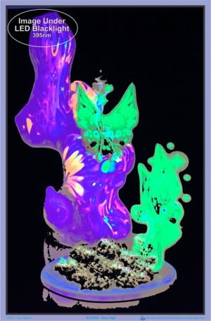 Fairy High Flocked Velvet Blacklight Poster - Image 2