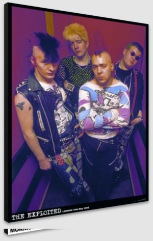 The Exploited London 1982 A1 Poster - Poster 59.5x84cm Blockmounted