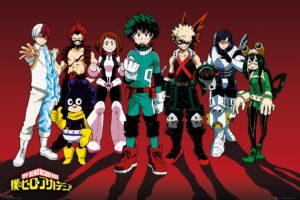 My Hero Academia Line Up Poster