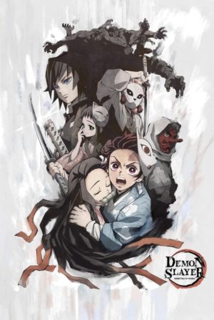 Demon Slayer Light Characters Poster
