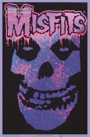Misfits Splatte Flocked Velvet Blacklight Poster - Image 2