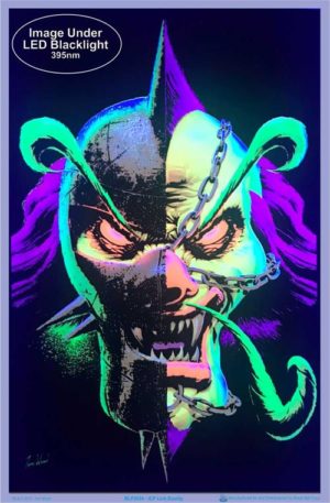 Insane Clown Posse Link Duality by Tom Wood Flocked Velvet Blacklight Poster - Image 2