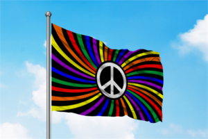 Rainbow Peace Flag - Image 2