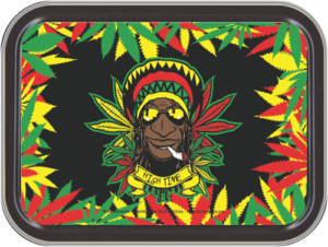 Rasta Dude Large Stash Tin