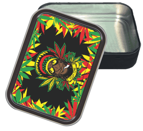 Rasta Dude Large Stash Tin - Image 2